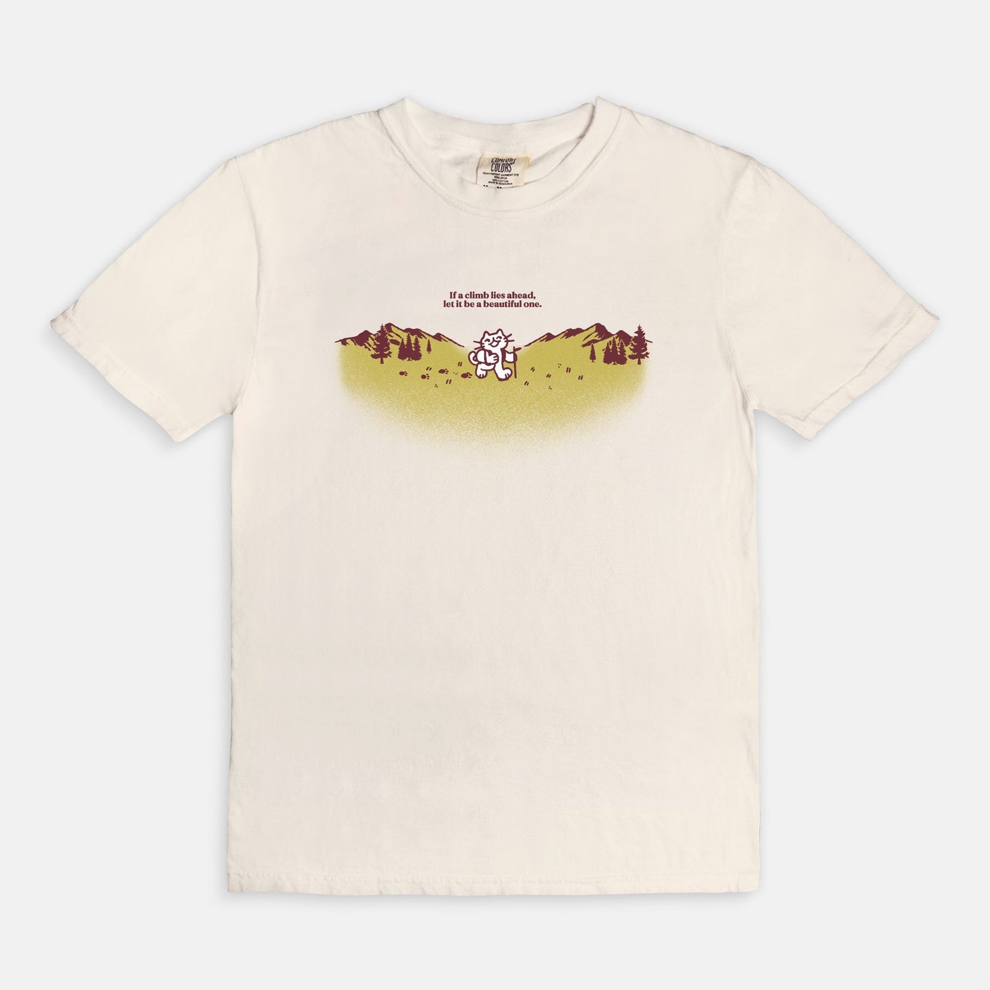 a beautiful climb - t shirt