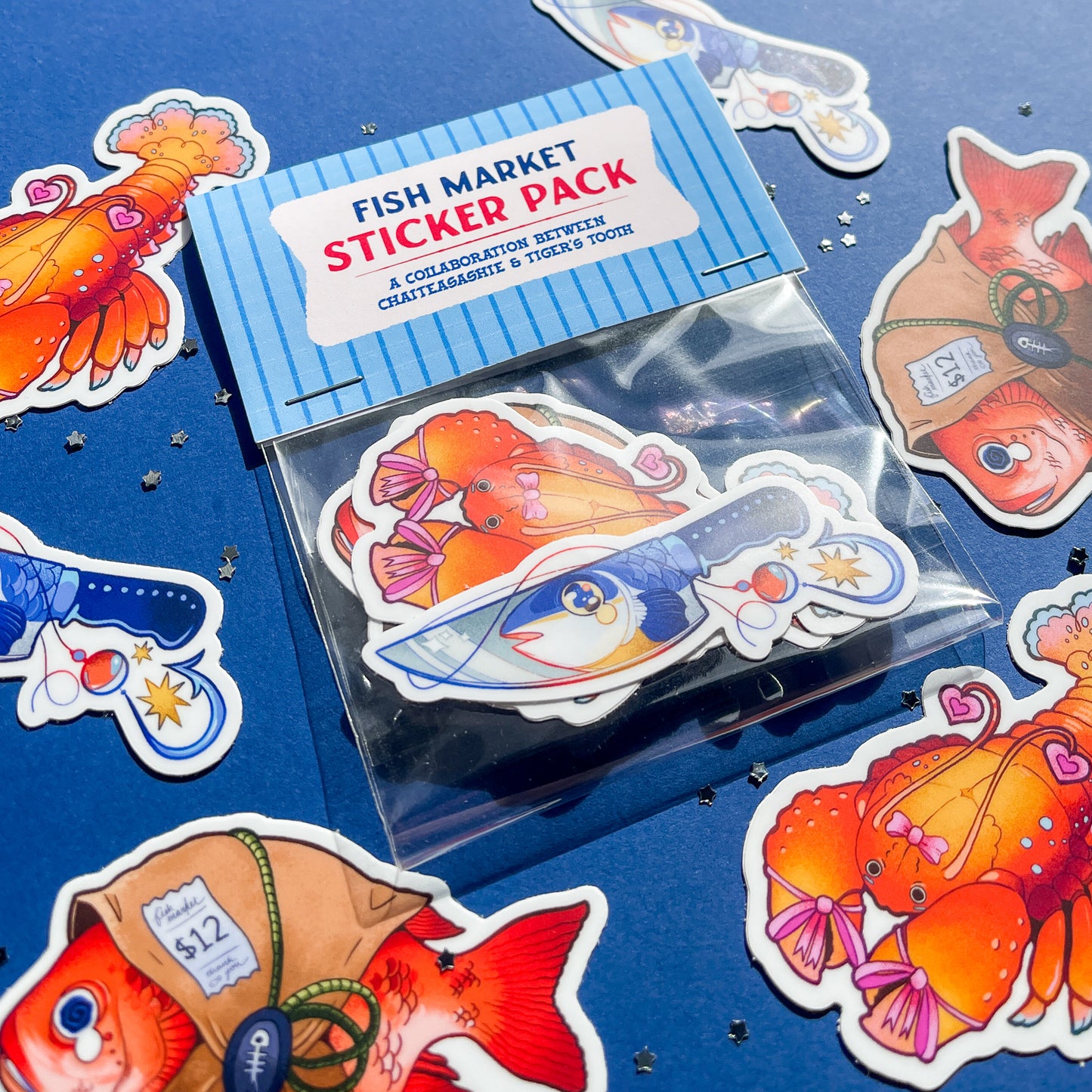fish market sticker pack
