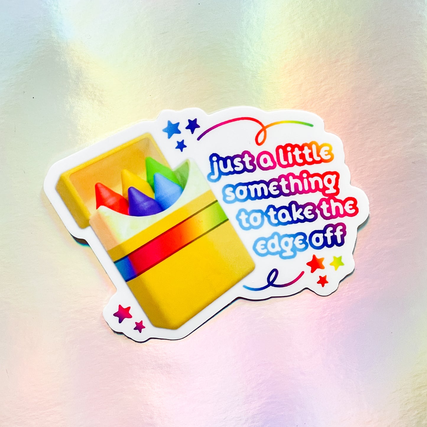 something to take the edge off sticker