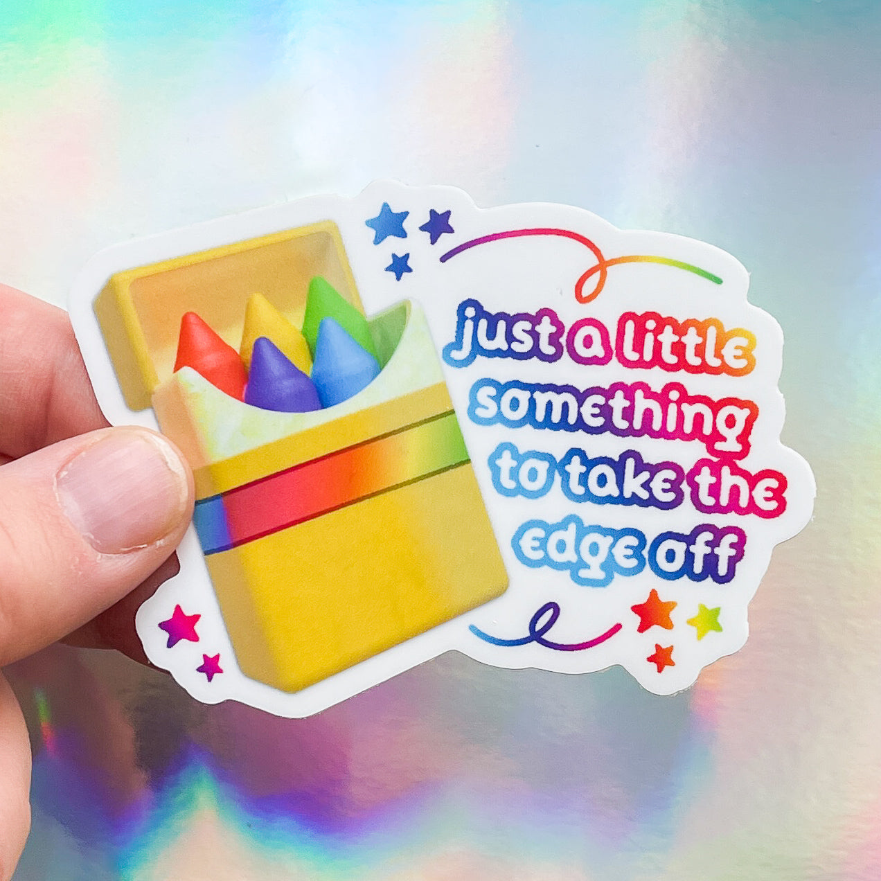 something to take the edge off sticker