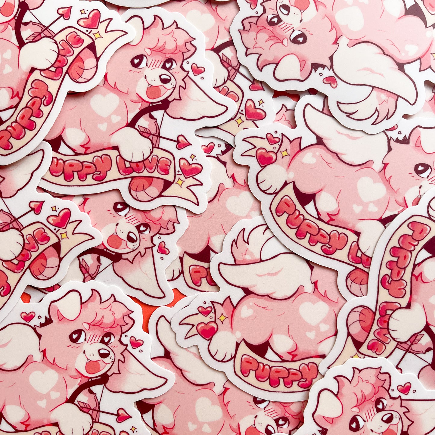 puppy love sticker