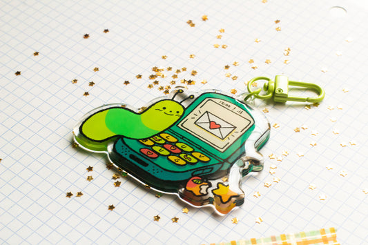 luv bug keychain