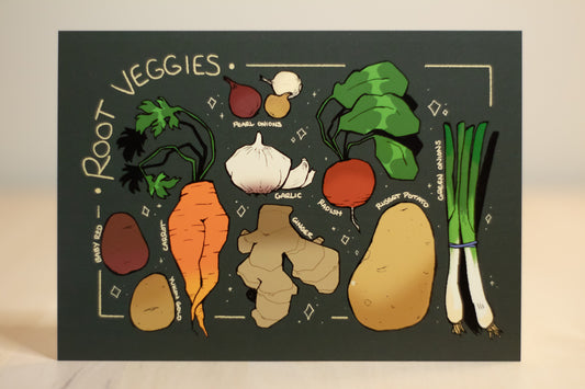 root veggies - 5x7" print