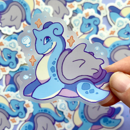 lapras transparent sticker