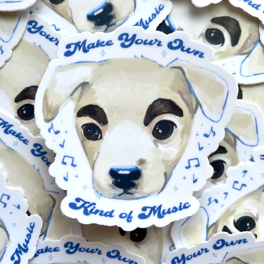 make your own kind of music sticker