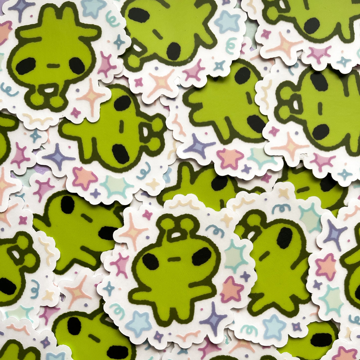 soup the alien transparent sticker