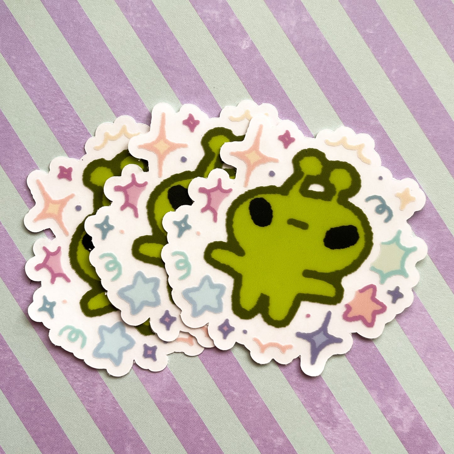 soup the alien transparent sticker