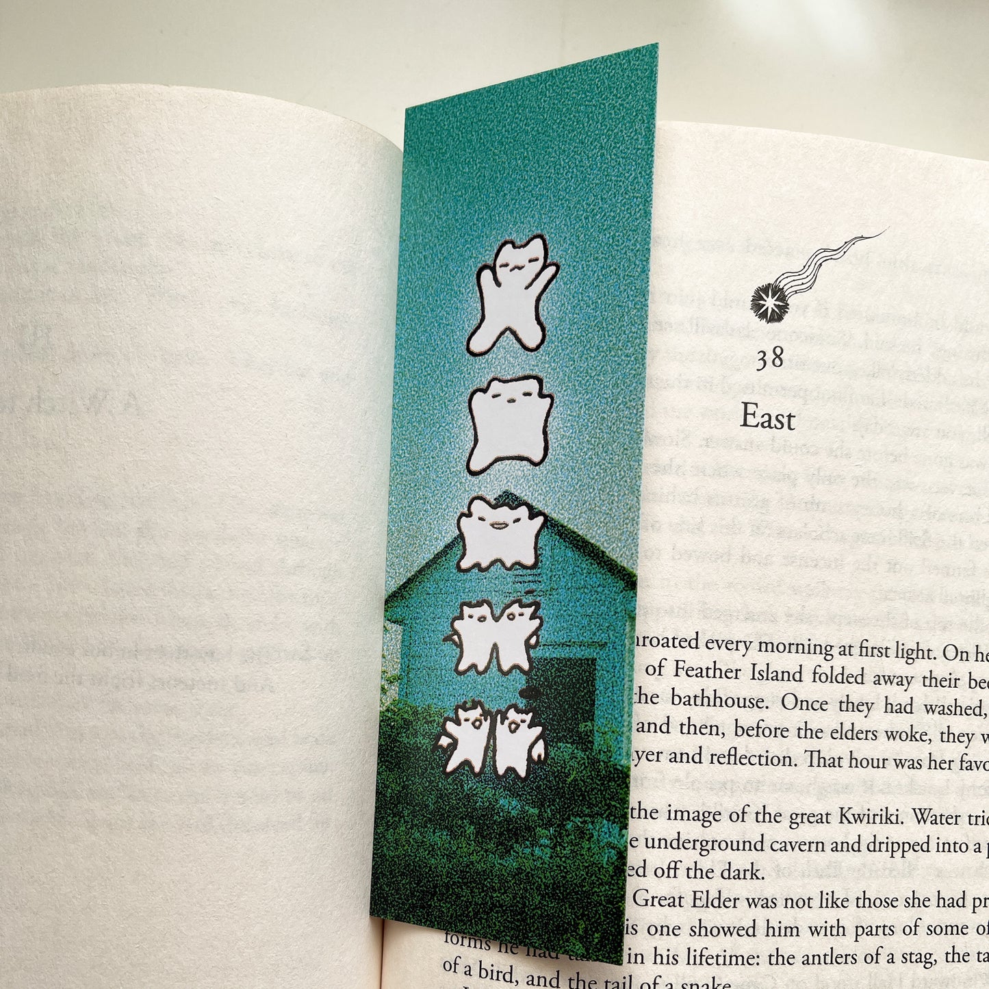 biiiiiiig stretch! bookmark