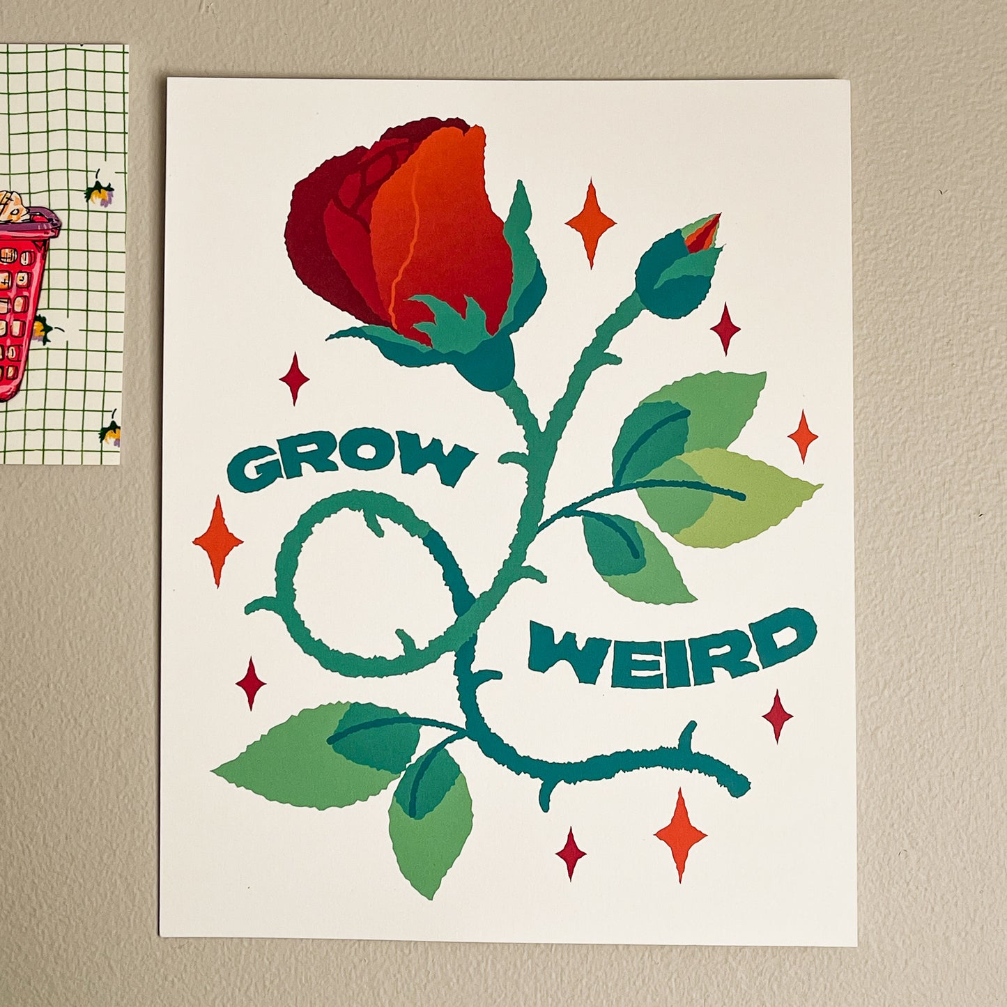 grow weird 8x10" print