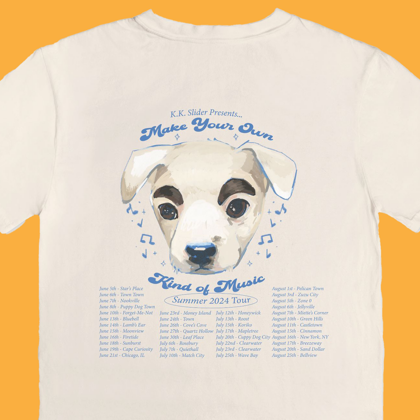 make your own kind of music - the TOUR! - t shirt