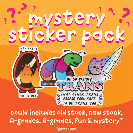 mystery sticker 3-pack!