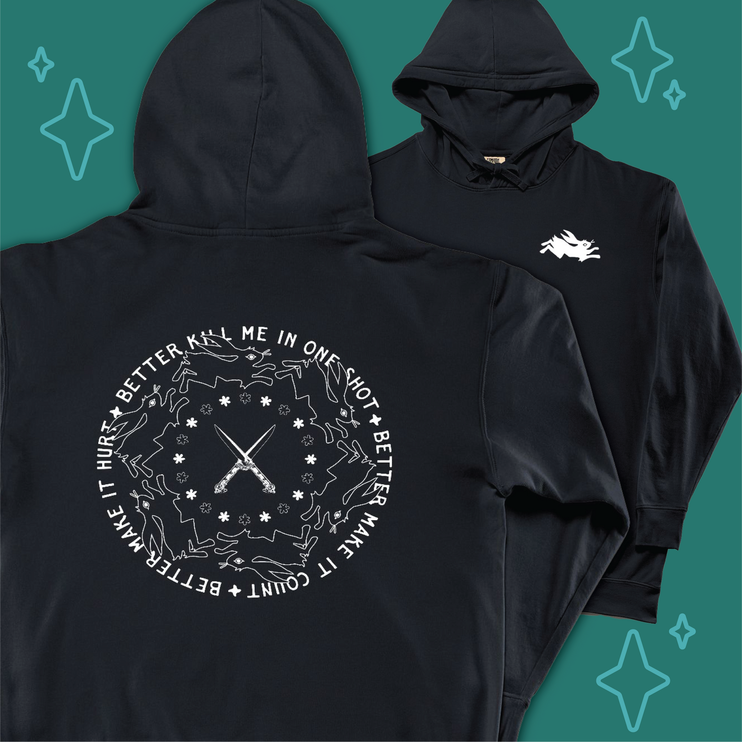 better make it count - hooded sweatshirt
