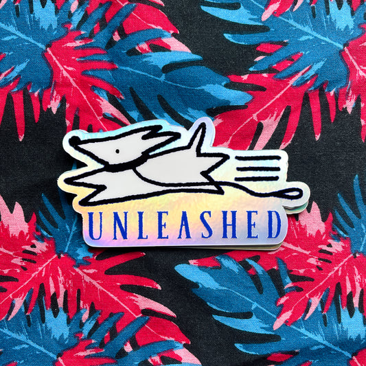 unleashed sticker