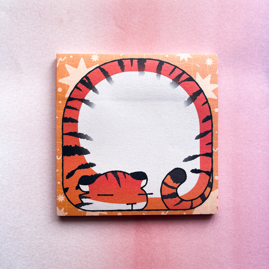 tiger dreams notepad