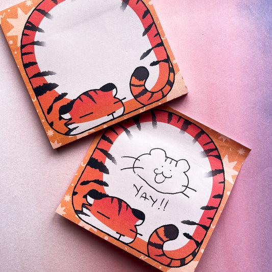 tiger dreams notepad