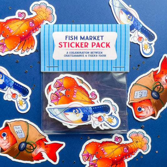 fish market sticker pack