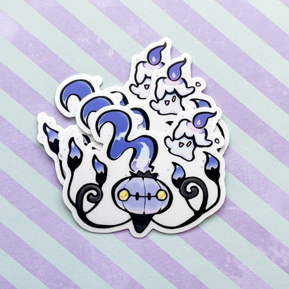 chandelure and litwick sticker