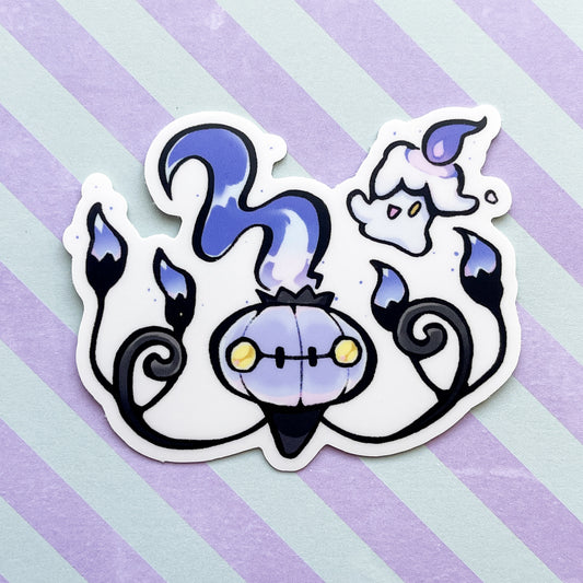 chandelure and litwick sticker