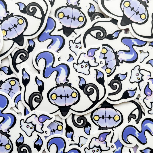 chandelure and litwick sticker