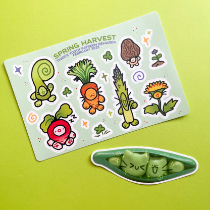 spring veggies - february 2025 patreon rewards