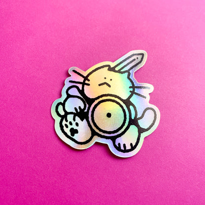 sword and shield cat sticker