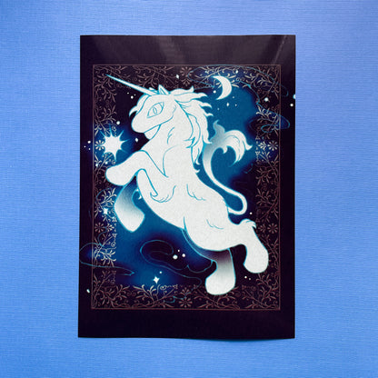 the unicorn - 5x7" print