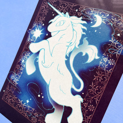 the unicorn - 5x7" print