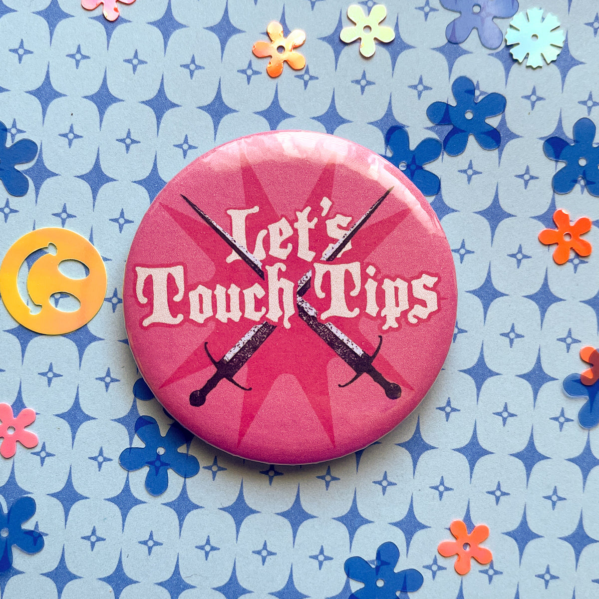 2.5" button pins