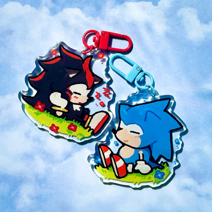 sleepy sonic keychains