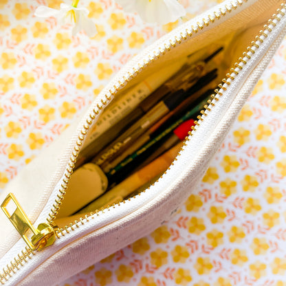 all my little trinkets canvas storage pouch