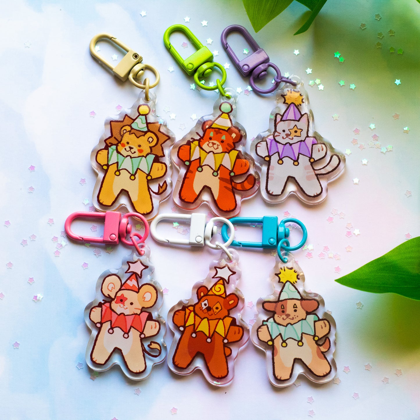 clown pals keychain blind bag