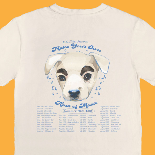 make your own kind of music - the TOUR! - t shirt