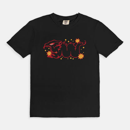 lightbringer dragon - black t-shirt