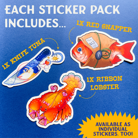 fish market sticker pack