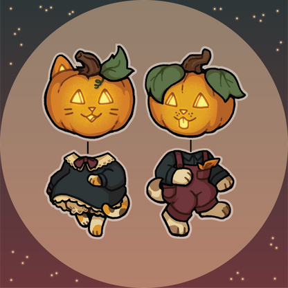 jack-o-critter keychains