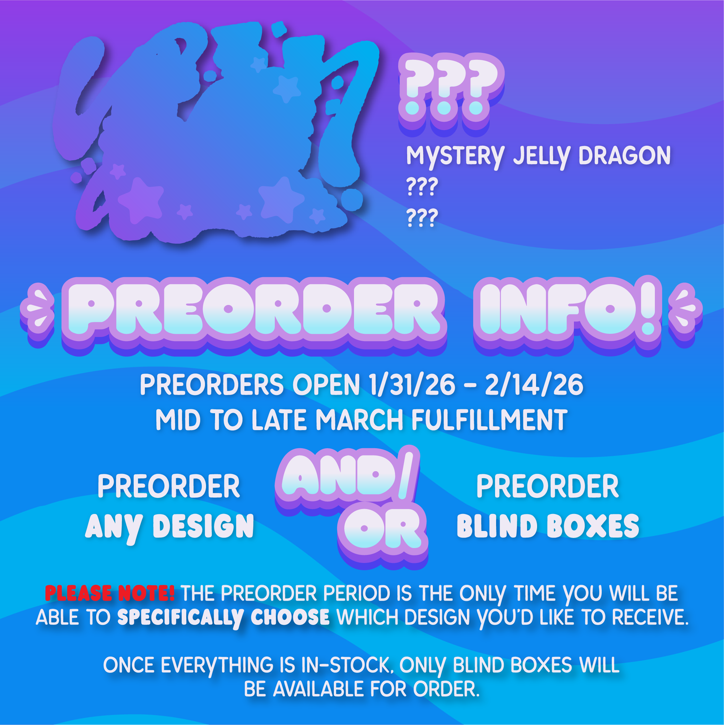 [PREORDER] JELLY DRAGONS